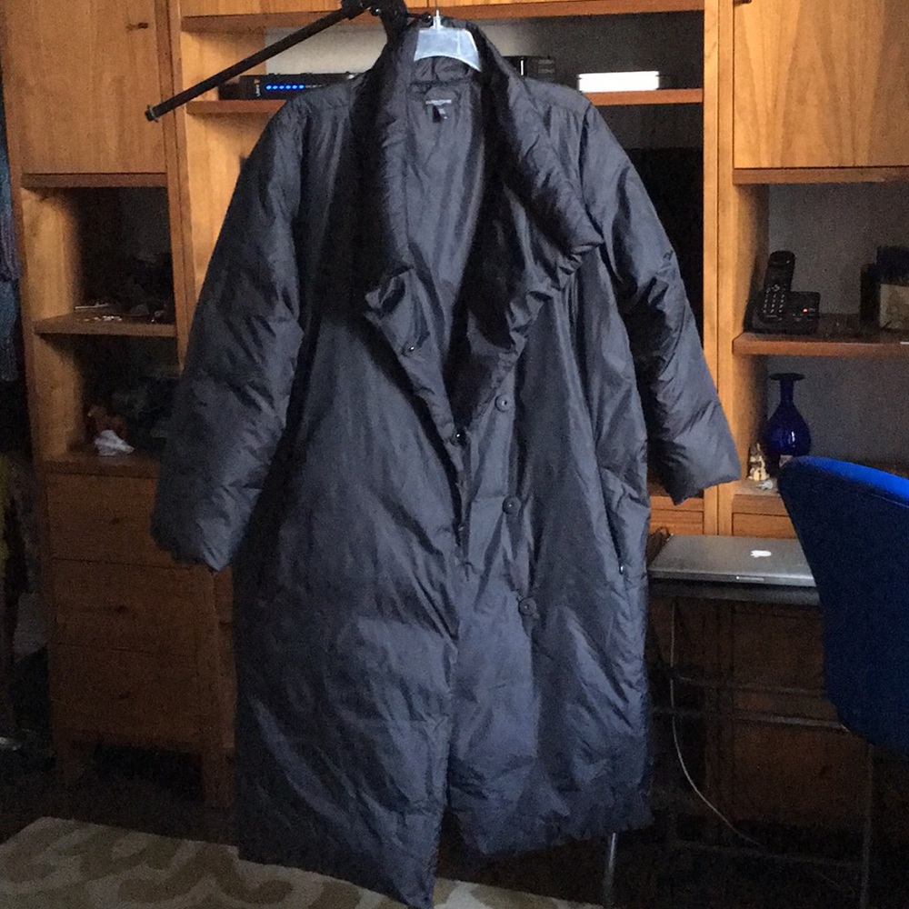 Eileen Fisher Long Down Coat